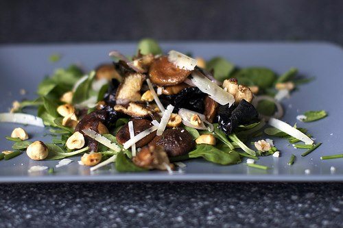 honey mushroom salad