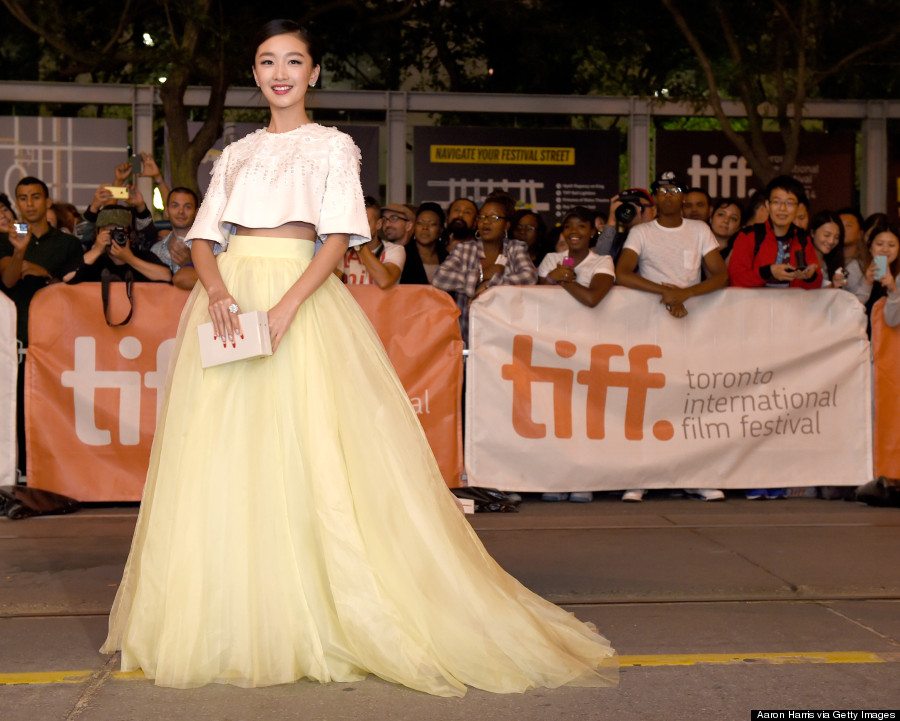 Zhou Dongyu at Tiff 2014.