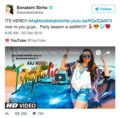 Sonakshi Sinha Sex Video Player - Sonakshi Sinha Makes Her Singing Debut With \