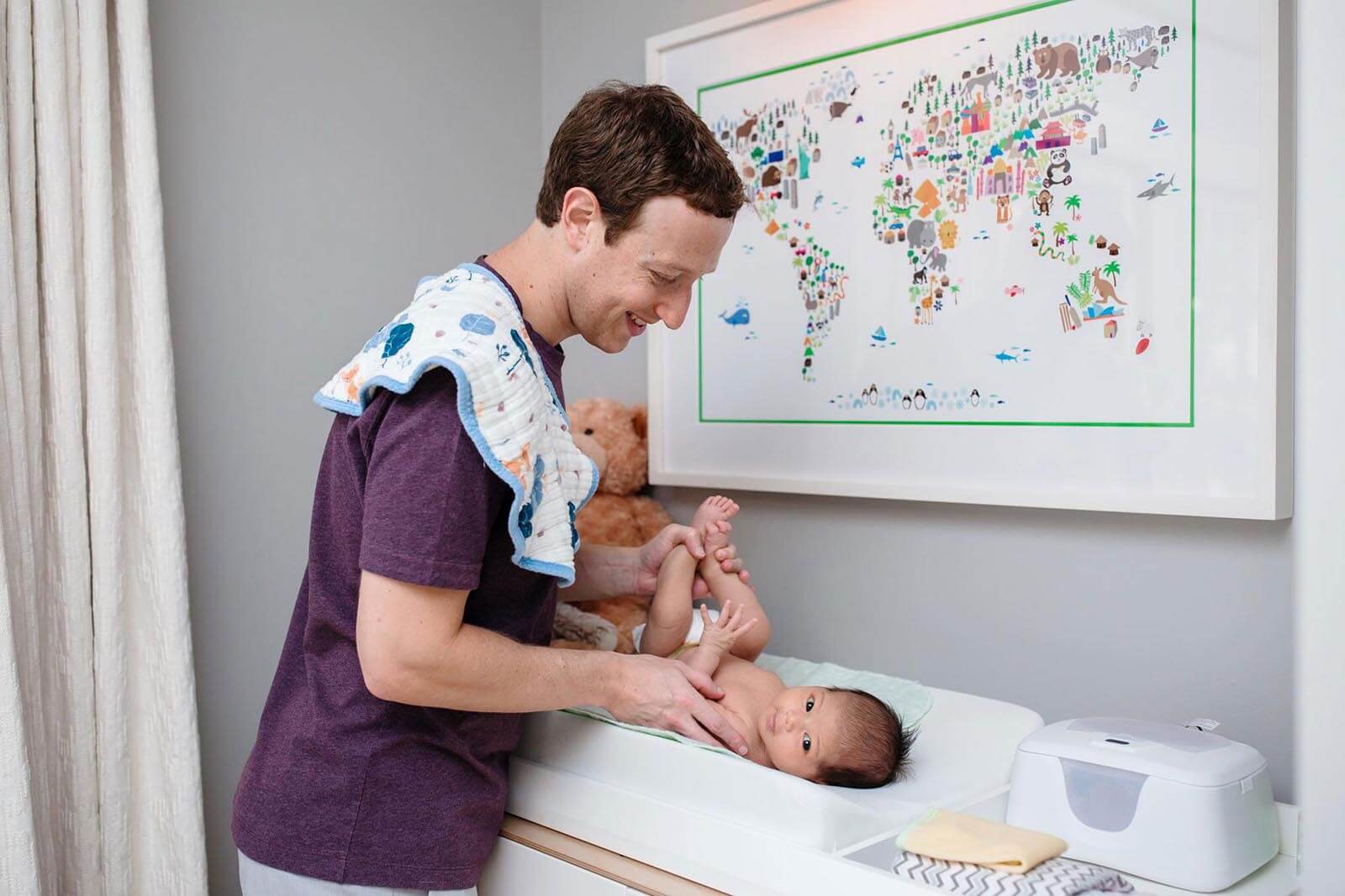 Mark Zuckerberg, family, father, paternity, leave