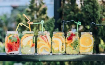 Selection of Infused Fruit Water. Photo Credit: www.unsplash.com