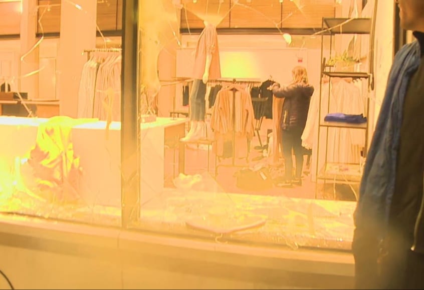 "I Can't Breathe" — A Snapshot Of A Burning America: Seattle, Washington. Photo Credit: www.katu.com