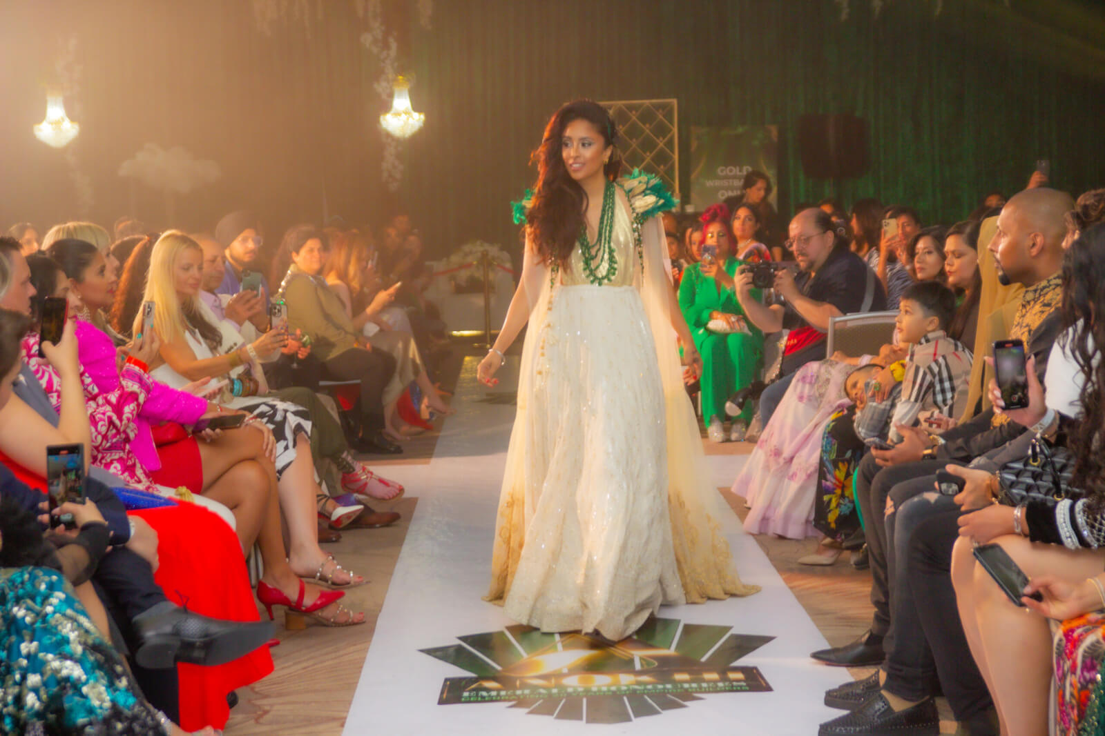 #ANOKHI20: Stunning Designs Lit Up The Ramp At The ANOKHI Emerald Runway Show. Photo Credit: Nisarg Media Productions