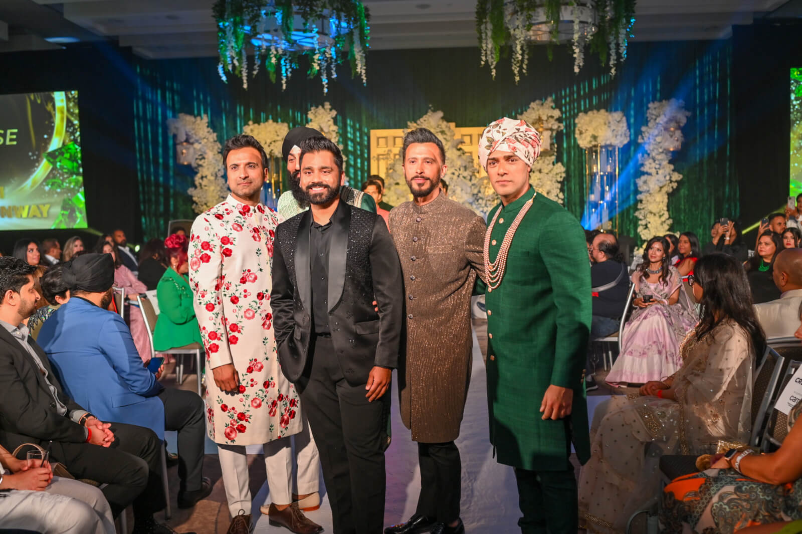 #ANOKHI20: Stunning Designs Lit Up The Ramp At The ANOKHI Emerald Runway Show. Photo Credit: Nisarg Media Productions