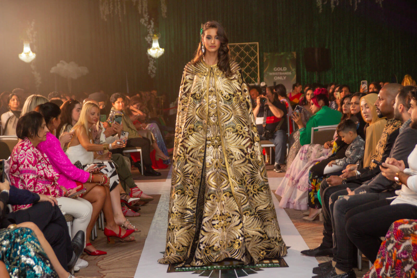 #ANOKHI20: Stunning Designs Lit Up The Ramp At The ANOKHI Emerald Runway Show. Photo Credit: Nisarg Media Productions