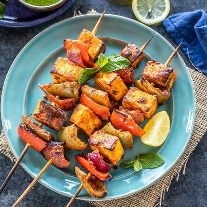 The Ultimate South Asian Picnic BBQ Menu - Paneer Tikka.