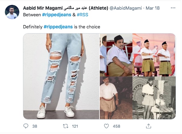 The Latest On Uttarakhand Chief Minister's #RippedJeans Obsession: The ripped jeans backlash. Photo Credit: www.twitter.com