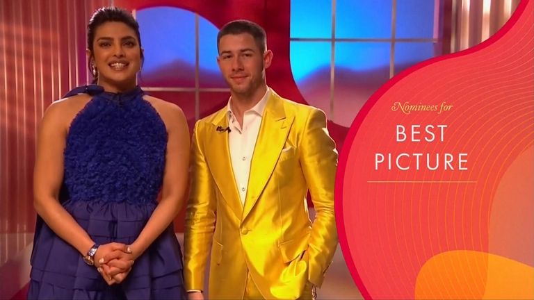 Nick Jonas & Priyanka Chopra Jonas Announce Oscar Noms, Check Out The Full List Here: The celeb couple making the official Oscar announcements direct from London