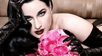 Burlesque dancer Dita Von Teese