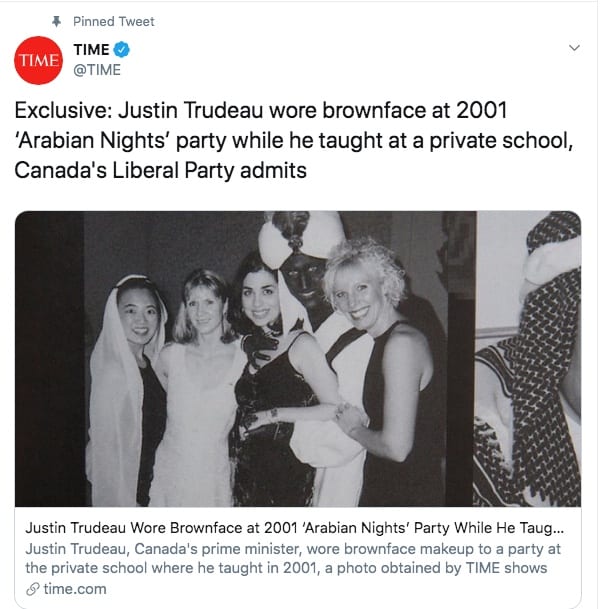 Trudeau In Brownface