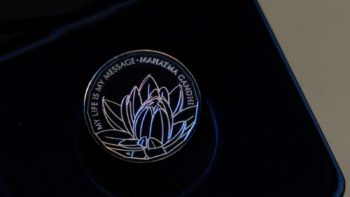 U.K. Treasury Chief Rishi Sunak Releases Special Collector's Coin Honouring Mahatma Gandhi On Diwali